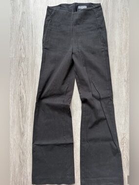 Black High-Waist Wide Leg Jeans